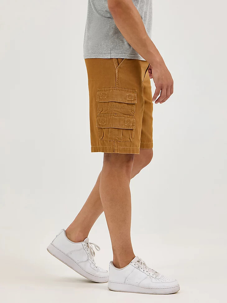pantaloncini cargo da uomo in gomma