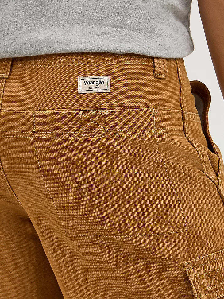 pantaloncini cargo da uomo in gomma