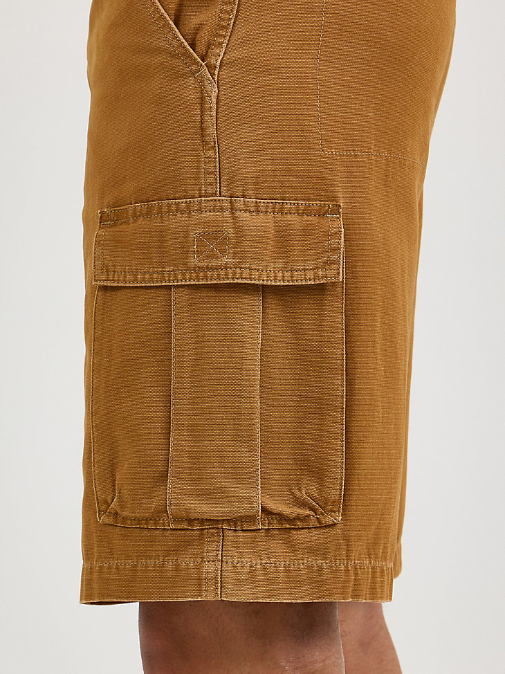pantaloncini cargo da uomo in gomma